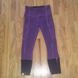 Lululemon Purple zigzag pants Sz 4